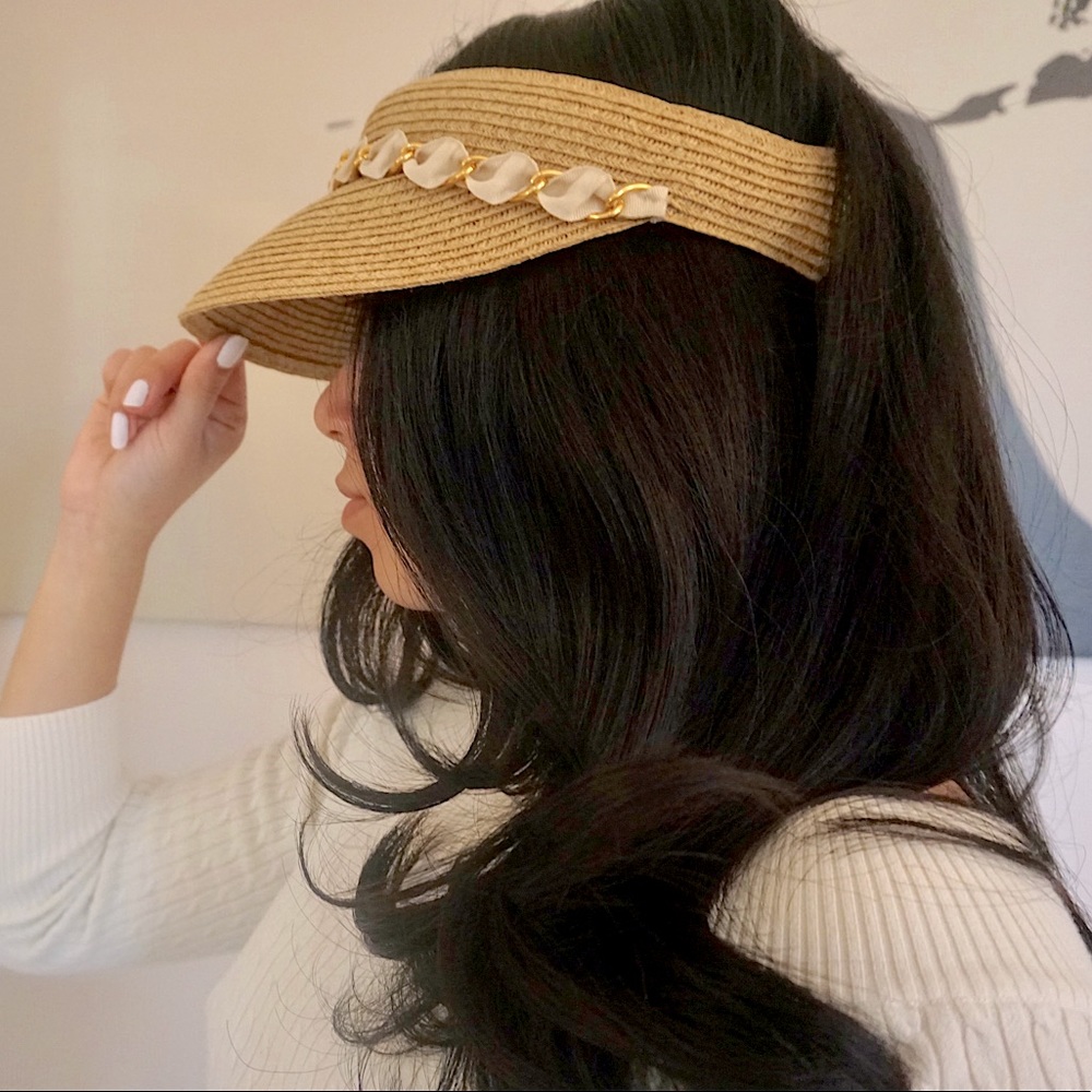Croft&Barrow Visor Straw Hat